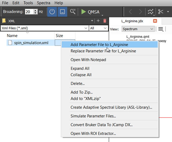Adding an XML file.