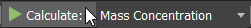 Calculating mass concentration.