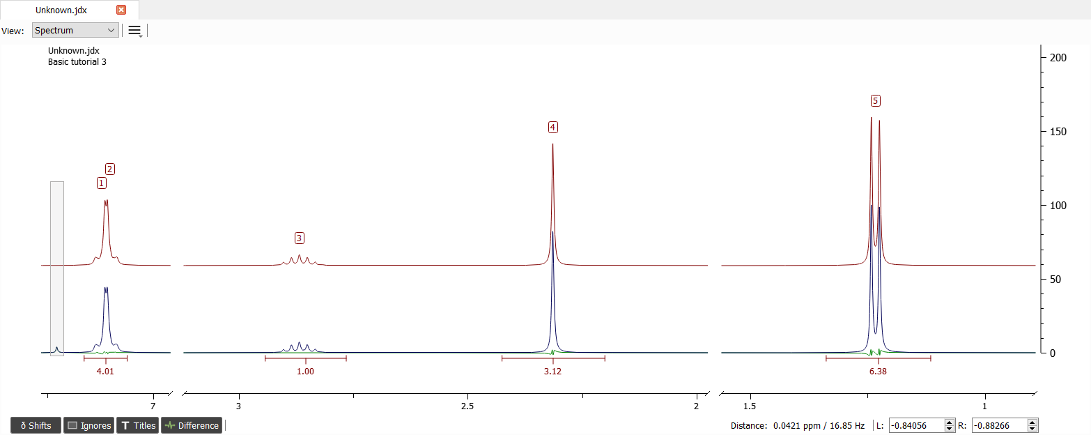Iterated spectrum with responses unfixed